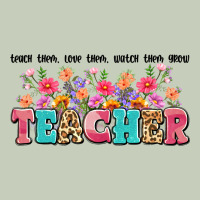Teach Them Love Them Watch Them Grow Teacher Ladies Tee | Teevron
