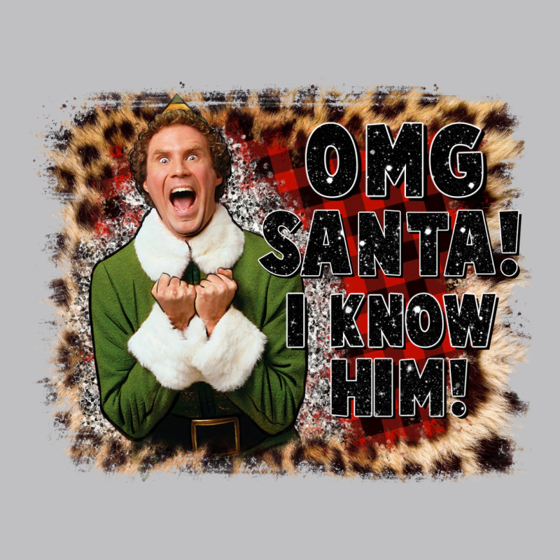 Omg Santa I Know Him Elf Long Sleeve Tee by CowGirlArtShop | Teevron