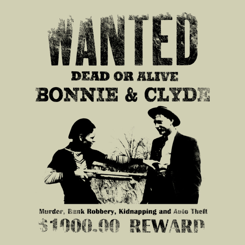 Wanted Bonnie And Clyde, Distressed Heavy Core Tee by lanVoArt | Teevron