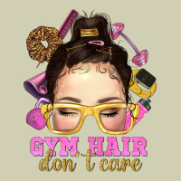 Messy Bun Gym Hair Don't Care Bbs Heavy Core Tee | Teevron