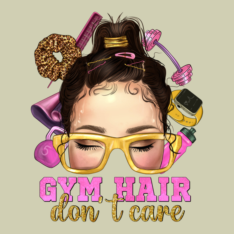 Messy Bun Gym Hair Don't Care Bbs Heavy Core Tee by BundleAndBundleShop | Teevron