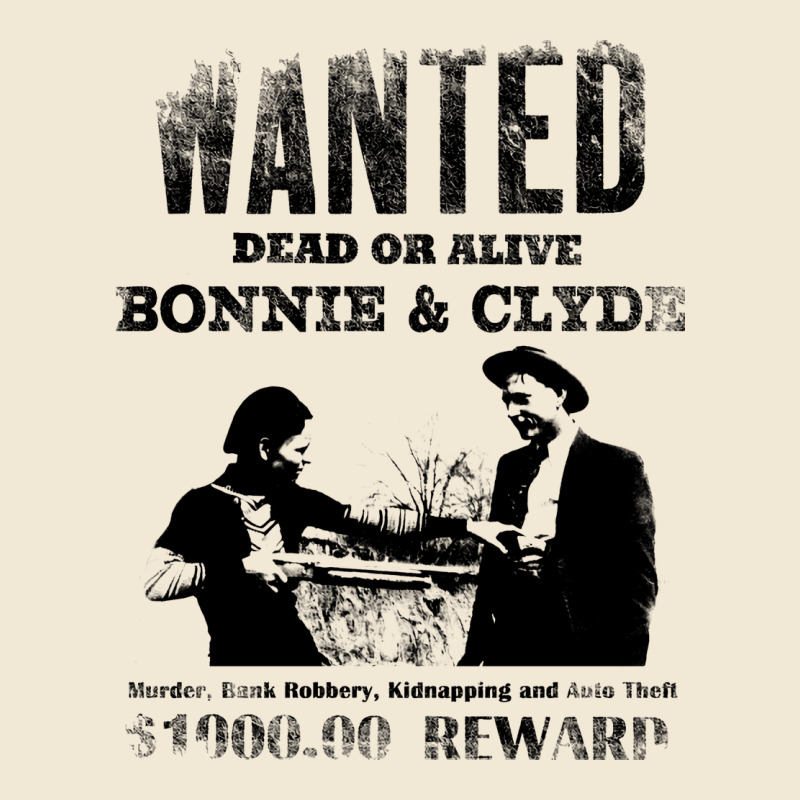 Wanted Bonnie And Clyde, Distressed Premium Tee by lanVoArt | Teevron