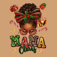 Mama Claus Afro Messy Bun Vintage Tee | Teevron