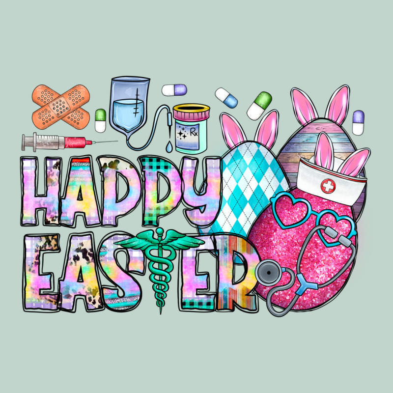 Happy Easter Nurse Zipper Hoodie by CowhideDigitalArt | Teevron