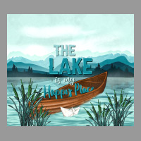 The Lake Is My Happy Place Vintage Hoodie | Teevron