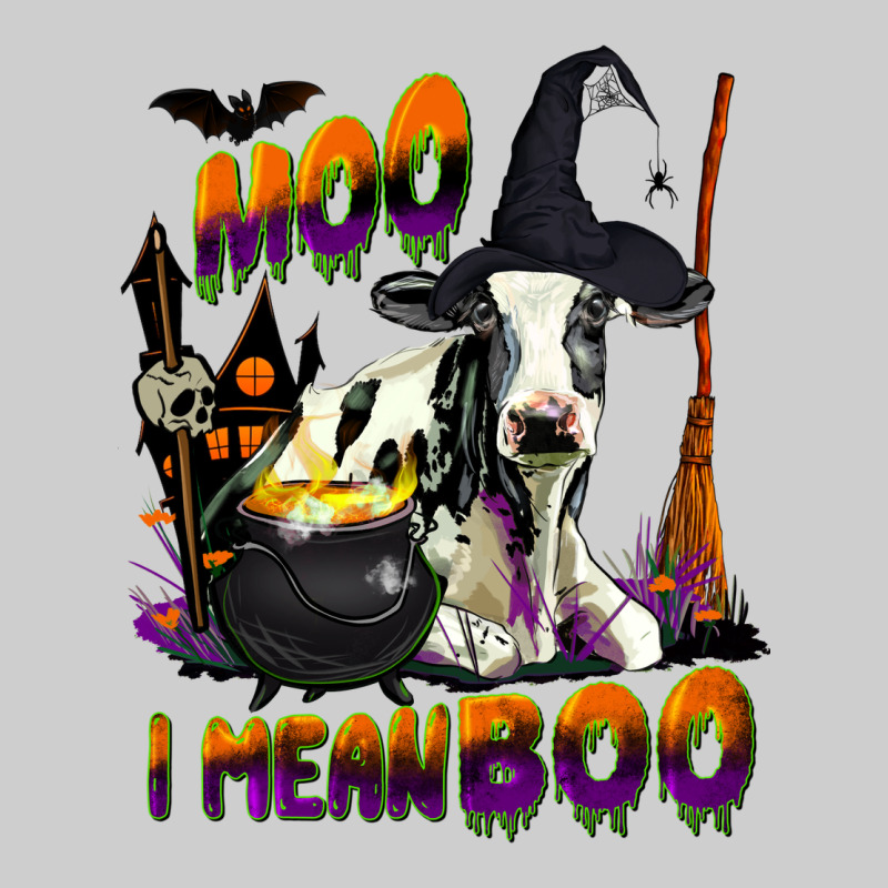 Moo I Mean Boo Holstein Cow Premium Tee by LillyAllenDesigns | Teevron