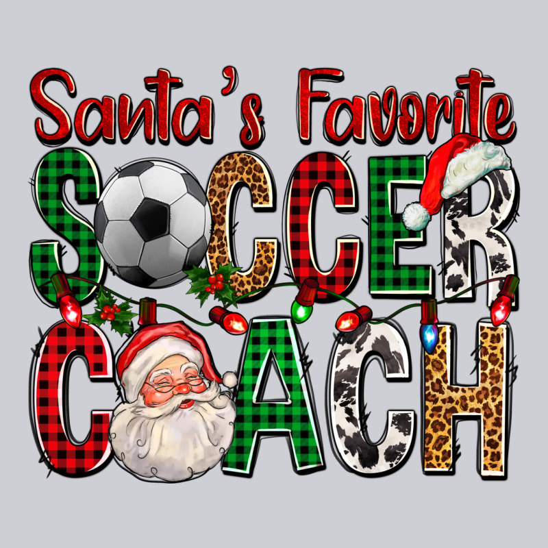 Santa's Favorite Soccer Coach For Christmas Heavyweight Sweatshirt by FaDigitalArtStudio | Teevron