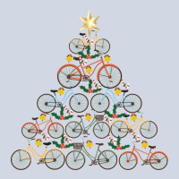 Bicycle Christmas Tree Funny Biker Bicyclist Xmas For Family Long Slee Premium Sweatshirt | Teevron