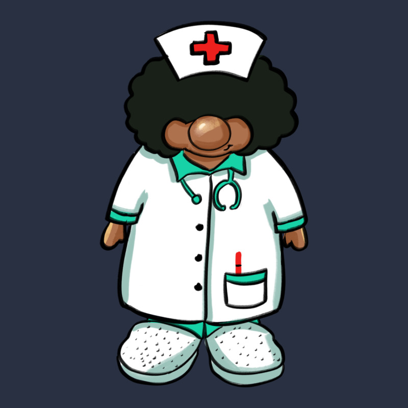 African Nurse Gnome Afro Hair Urban Hoodie by BarkalooDesign | Teevron