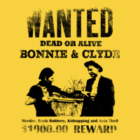 Wanted Bonnie And Clyde, Distressed Premium Sweatshirt | Teevron