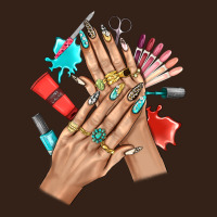 Western Nail Art With Nail Material Bbs Heavy Core Tee | Teevron