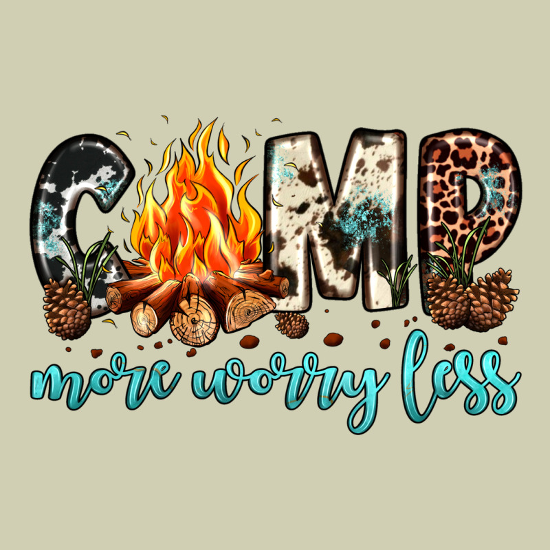 Camp More Worry Less Heavy Core Tee by JahusDesignShop | Teevron