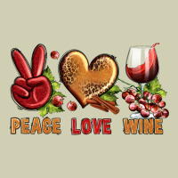 Peace Love Wine Heavy Core Tee | Teevron