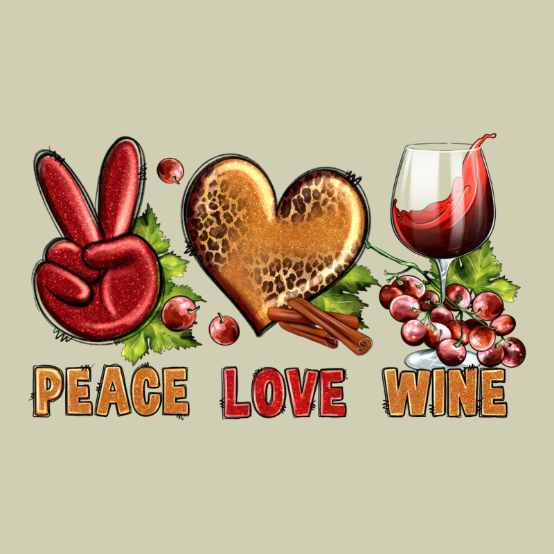 Peace Love Wine Heavy Core Tee by BundleAndBundleShop | Teevron