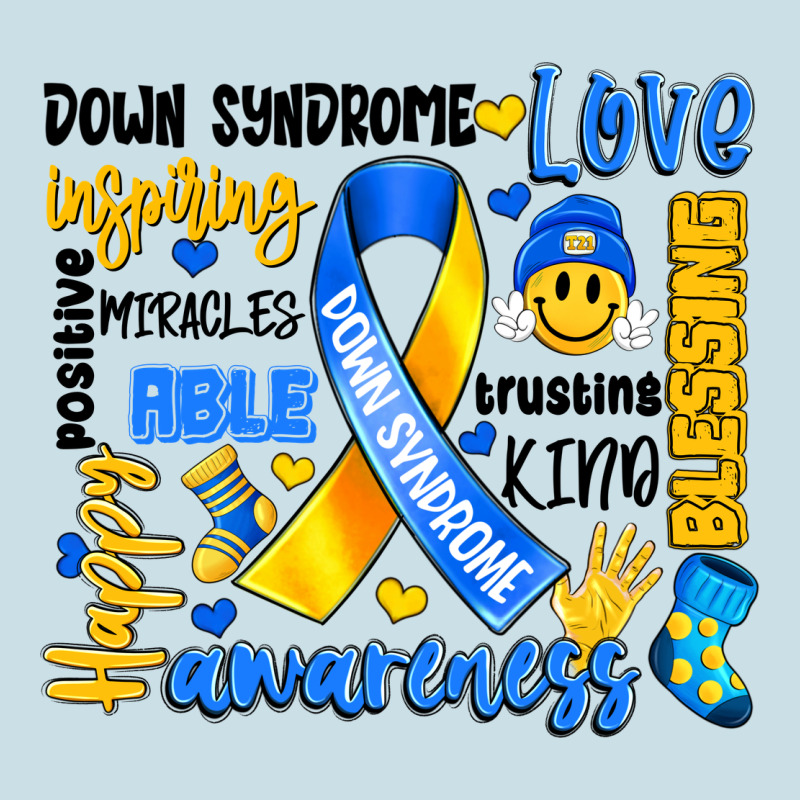 Down Syndrome Awareness Typography Ladies Tee by Artiststas | Teevron