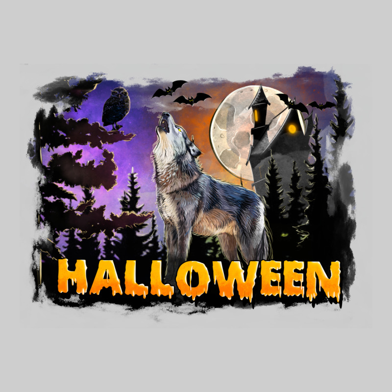 Halloween Wolf Premium Tee by LillyAllenDesigns | Teevron