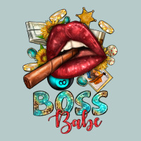 Western Boss Babe Cigar Lip Heavy Core Tee | Teevron