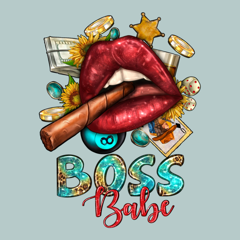 Western Boss Babe Cigar Lip Heavy Core Tee by BundleAndBundleShop | Teevron