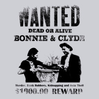 Wanted Bonnie And Clyde, Distressed Urban Hoodie | Teevron