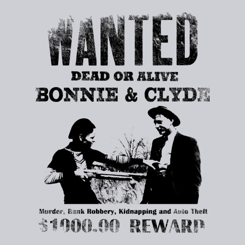 Wanted Bonnie And Clyde, Distressed Urban Hoodie by lanVoArt | Teevron