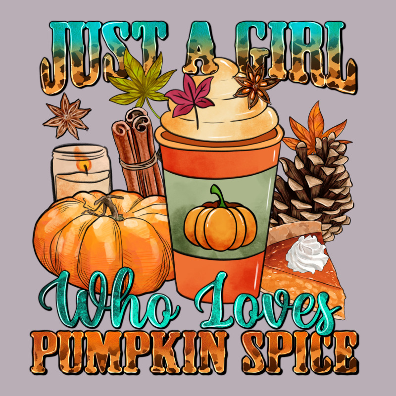 Just A Girl Who Loves Pumpkin Spice Vintage Tee by NancyCooperArtShop | Teevron