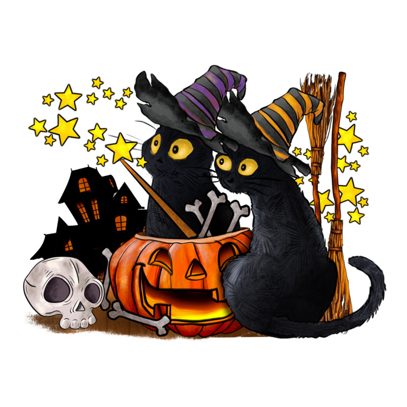 Halloween Black Cats Premium Tee by LillyAllenDesigns | Teevron