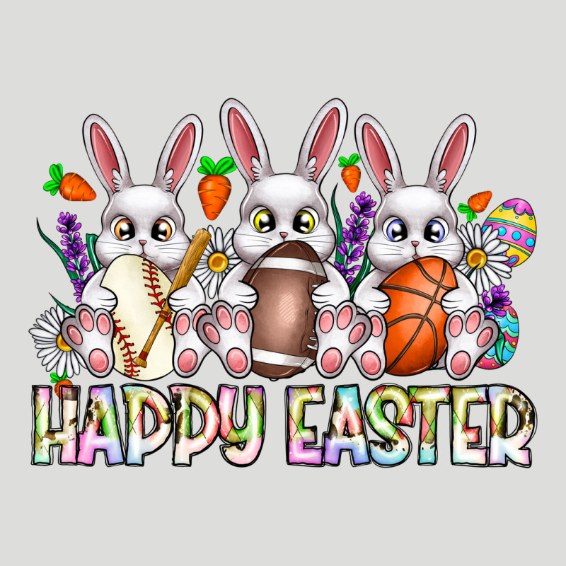 Happy Easter Spot Rabbit Zipper Hoodie by CowhideDigitalArt | Teevron
