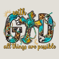 With God All Things Are Possible With Cross Heavy Core Tee | Teevron