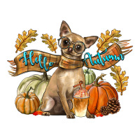 Hello Autumn With Chihuahua Dog Premium Tee | Teevron