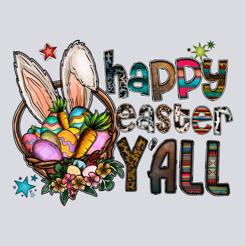 Happy Easter Y'all Zipper Hoodie by CowhideDigitalArt | Teevron