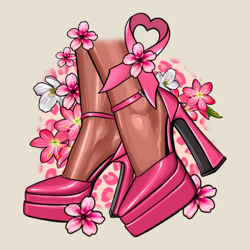 Cancer High Heels Cancer Awareness Urban Heavy Tee by HowdyJamesFarm | Teevron