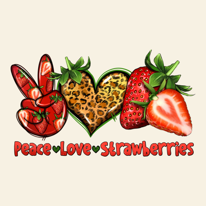 Peace Love Strawberries Vintage Tee by Jasminsmagicworld | Teevron