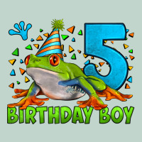 Birthday Boy Frog Age 5 Zipper Hoodie | Teevron