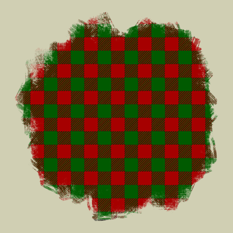 Christmas Tartan Patch Heavy Core Tee by BundleAndBundleShop | Teevron