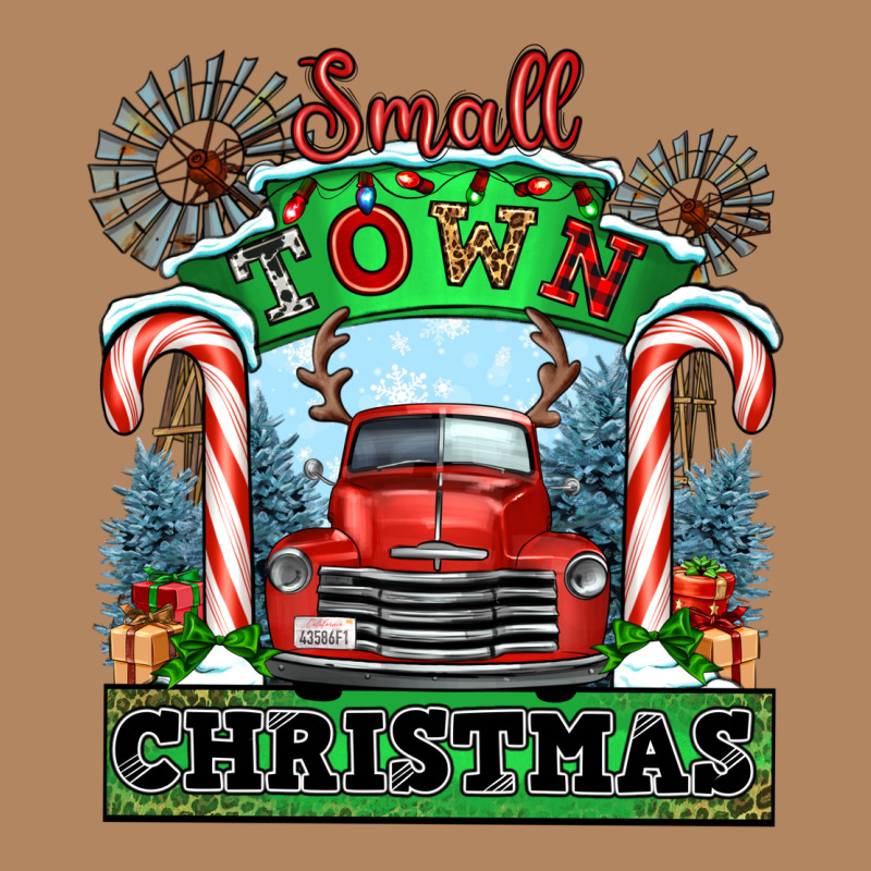 Small Town Christmas Long Sleeve Tee by CowGirlArtShop | Teevron
