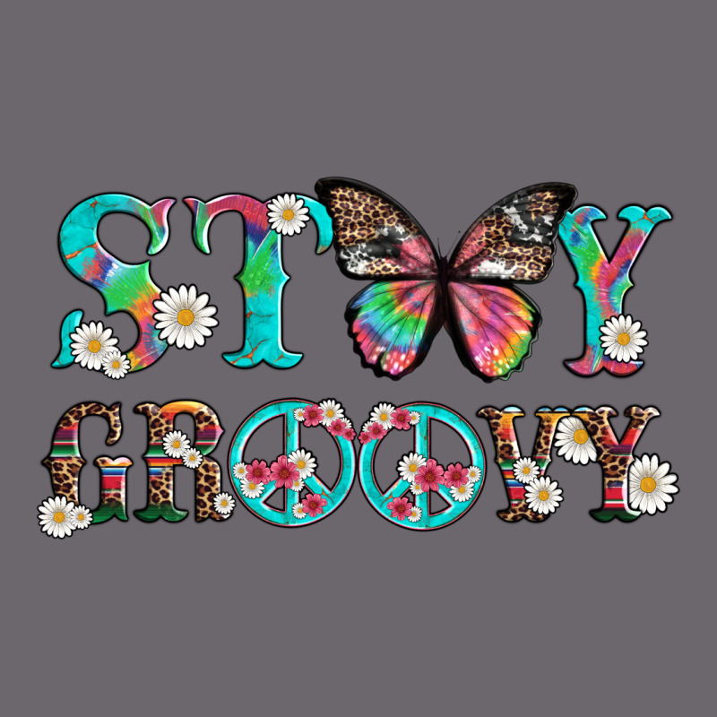 Stay Groovy With Butterfly Peace Sign And Flowers Premium Sweatshirt by Artiststas | Teevron