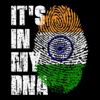 It's In My Dna India Flag Indian Heavy Core Tee | Teevron