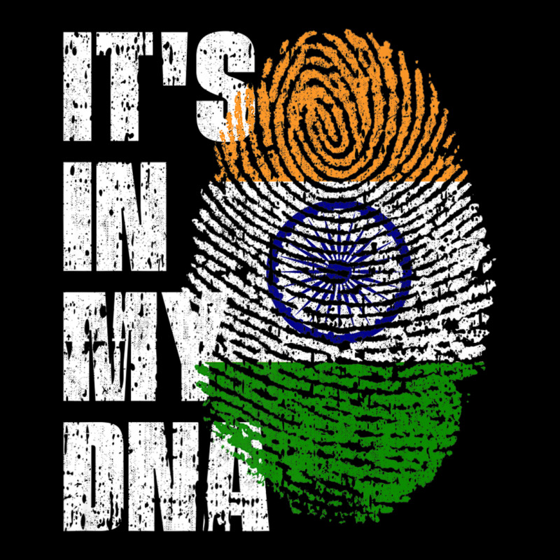 It's In My Dna India Flag Indian Heavy Core Tee by lanVoArt | Teevron