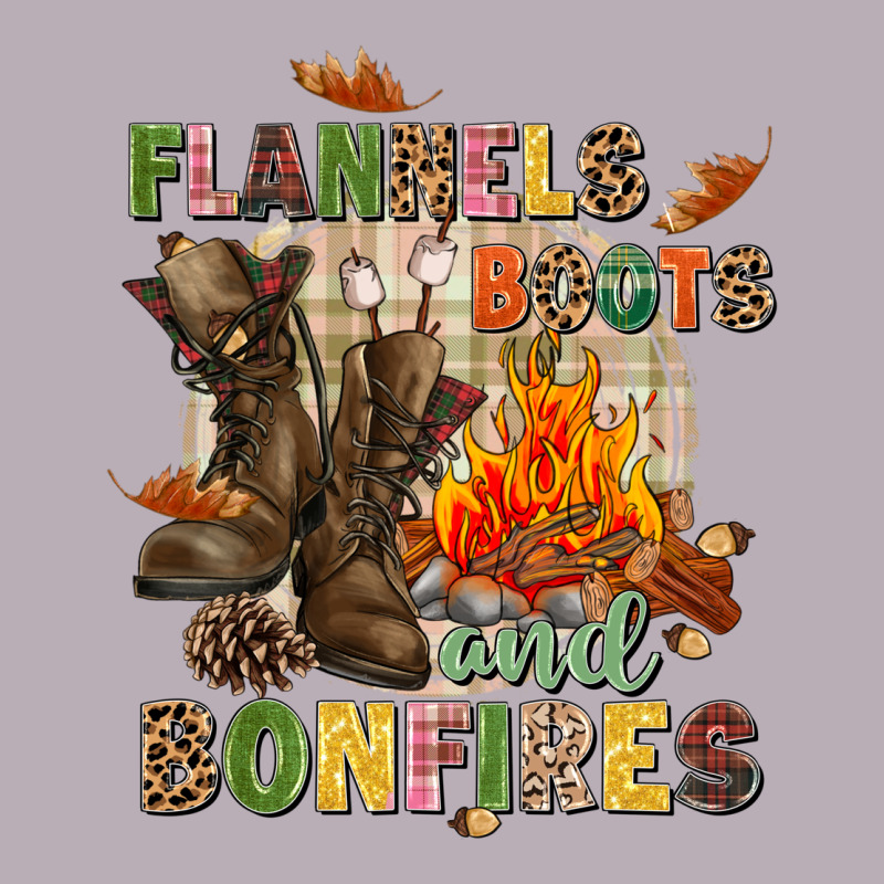 Flannels Boots And Bonfires Vintage Tee by NancyCooperArtShop | Teevron