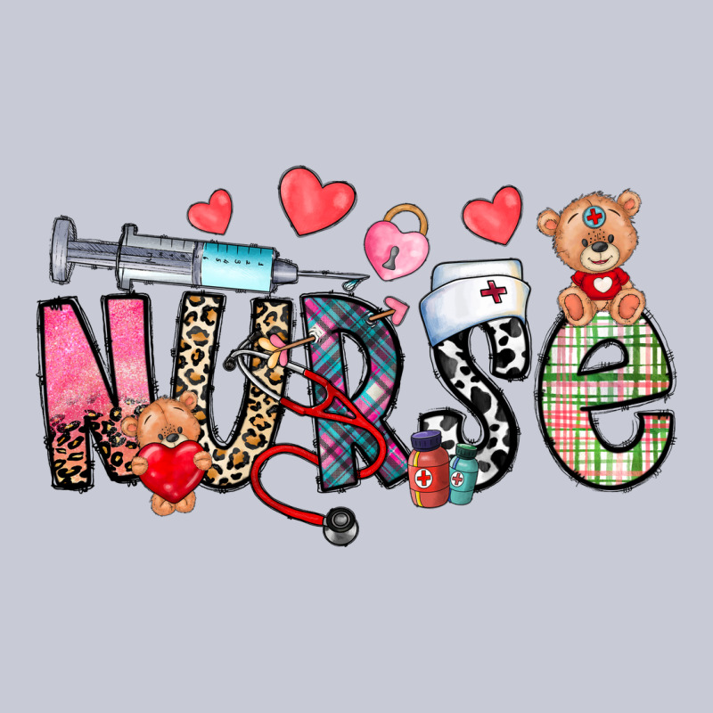 Nurse Valentines Day Heavyweight Hoodie by CowhideDigitalArt | Teevron