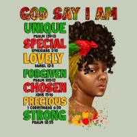 God Say I Am Juneteenth Afro Girl Ladies Tee | Teevron