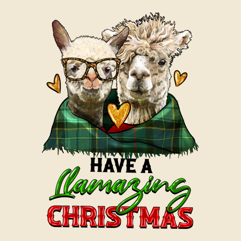 Have A Llamazing Christmas Alpaca Head Premium Tee by LillyAllenDesigns | Teevron