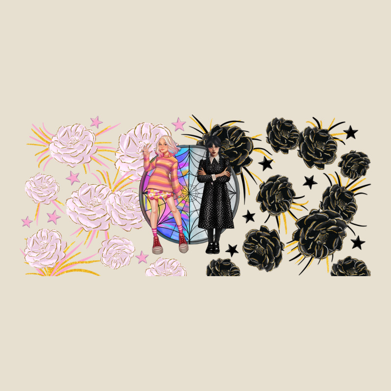 Gothic Girl And Colorful Girl Best Friends With Urban Heavy Tee by TumblerDesignByShophia | Teevron