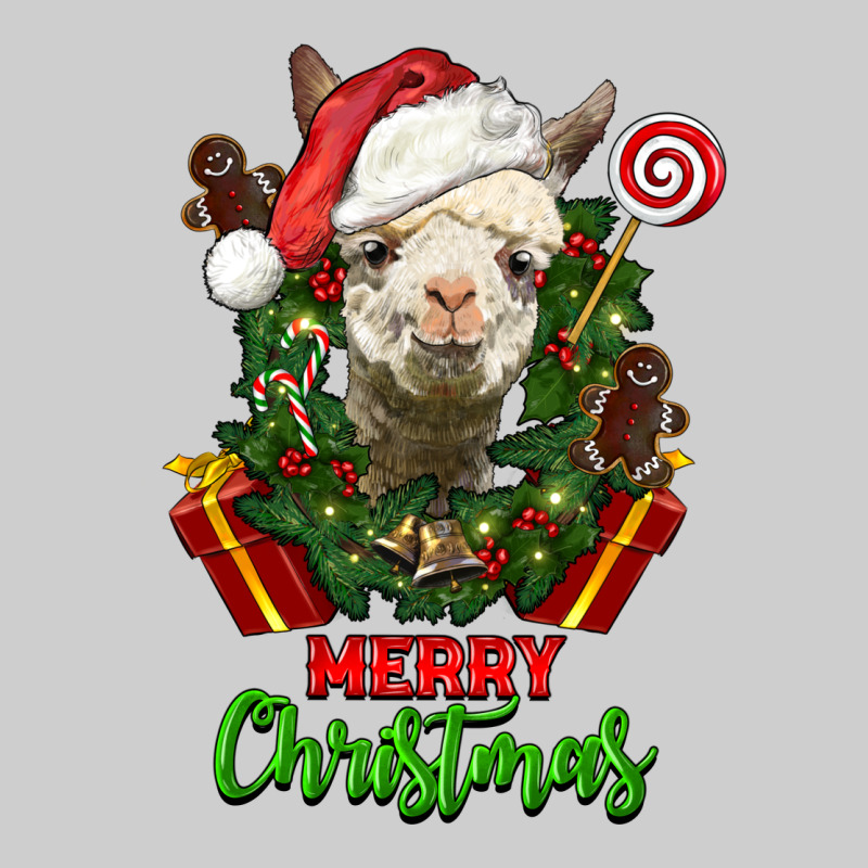 Merry Christmas Alpaca Face Premium Tee by LillyAllenDesigns | Teevron