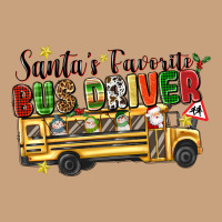 Santas Favorite Bus Driver Vintage Tee | Teevron