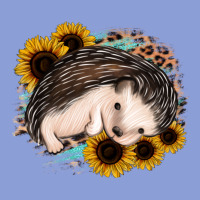 Sleeping Hedgehog Sunflower Leopard Long Sleeve Tee | Teevron