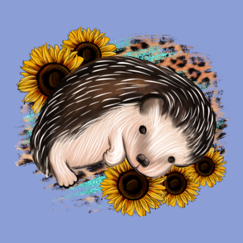 Sleeping Hedgehog Sunflower Leopard Long Sleeve Tee by Jasminsmagicworld | Teevron