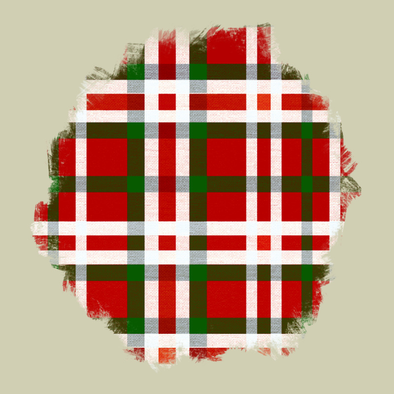 Christmas Tartan Patch Heavy Core Tee by BundleAndBundleShop | Teevron