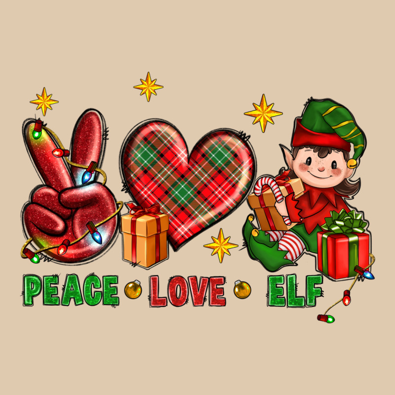 Peace Love Elf Christmas Heavyweight Sweatshirt by BundleAndBundleShop | Teevron