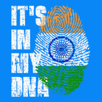 It's In My Dna India Flag Indian Zipper Hoodie | Teevron